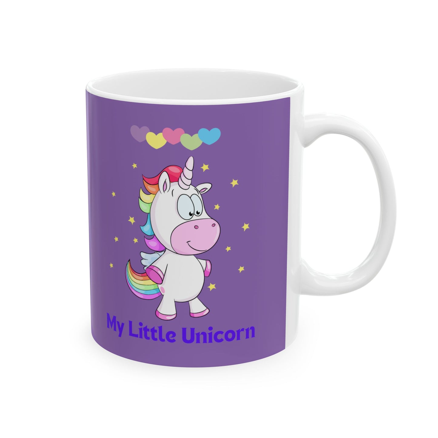 My Little Unicorn Love Mug 11 Ounces Light Purple