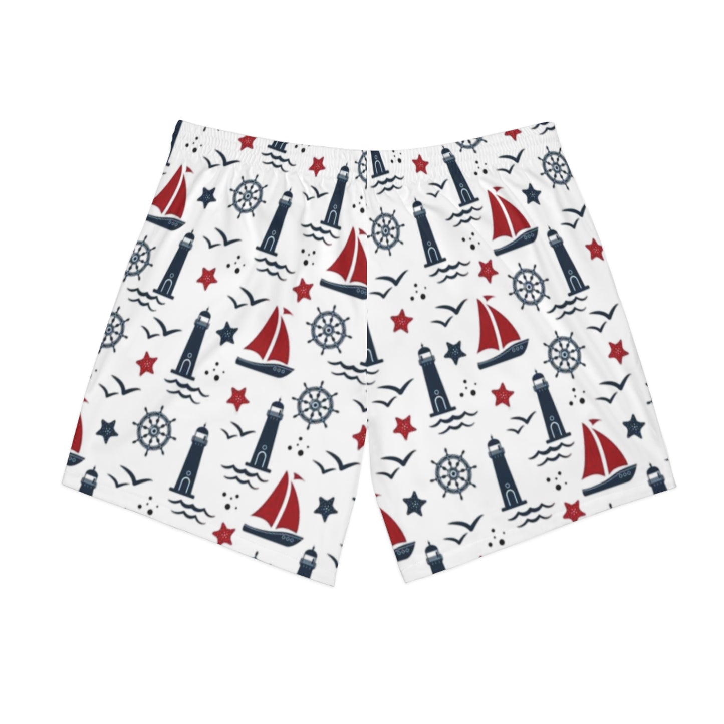 Men's Elastic Beach Shorts (AOP)