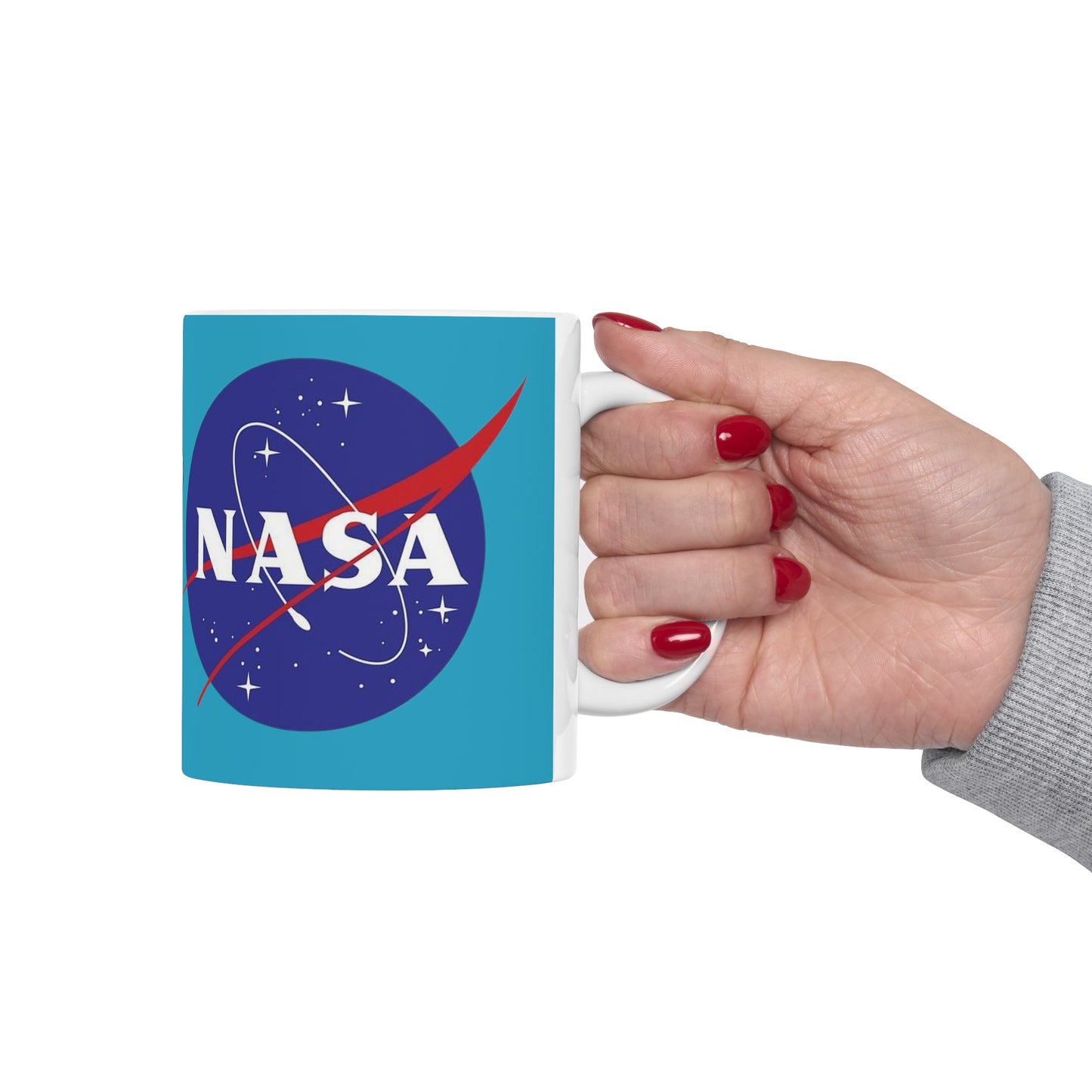 Nasa Alien Mug 11 Ounces Turquoise