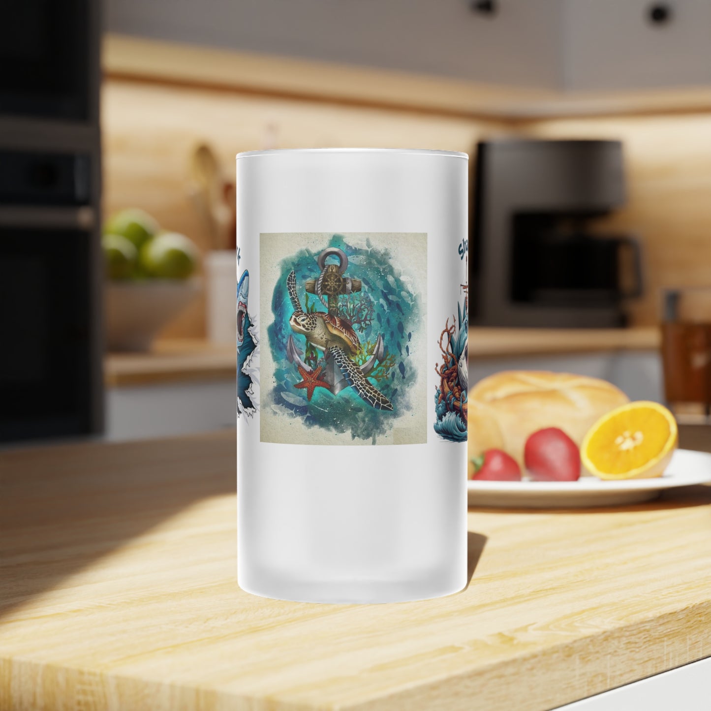 Frosted Glass Beer Mug