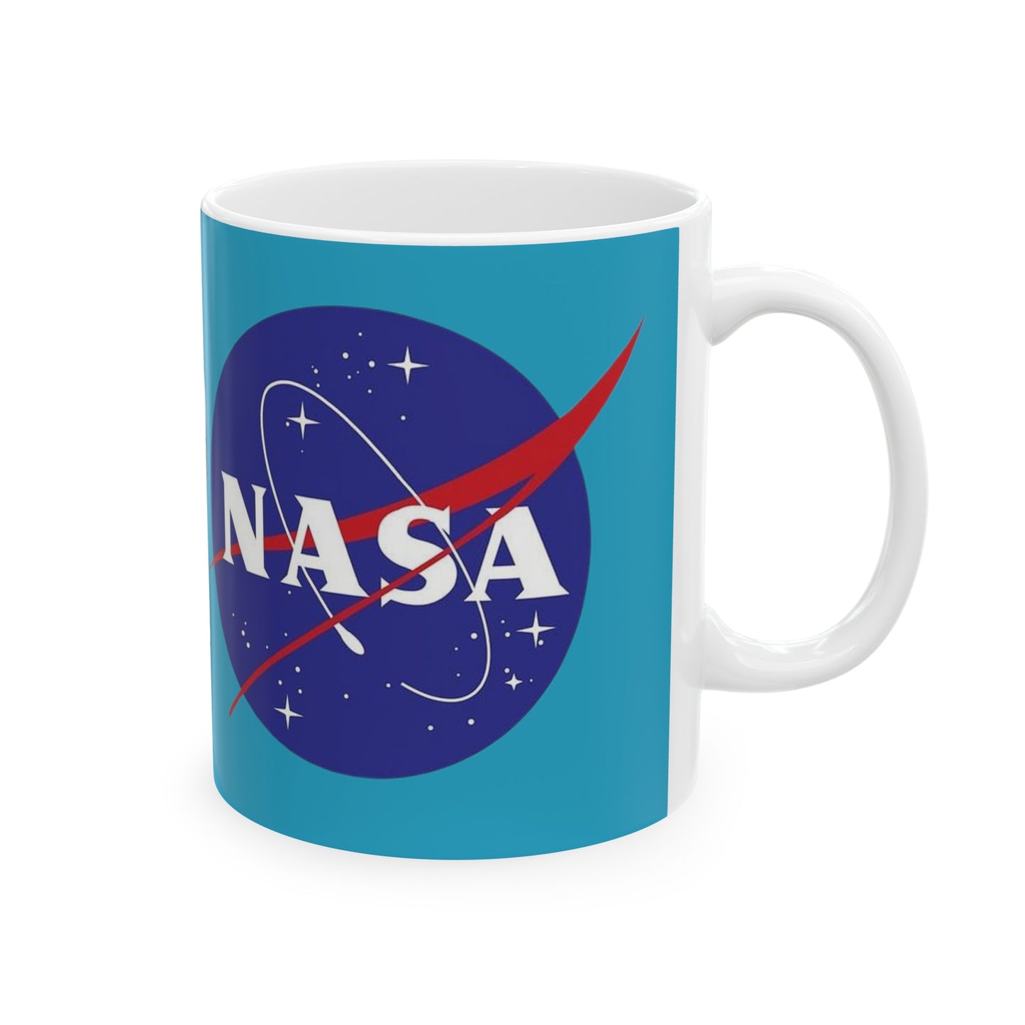 Nasa Alien Mug 11 Ounces Turquoise