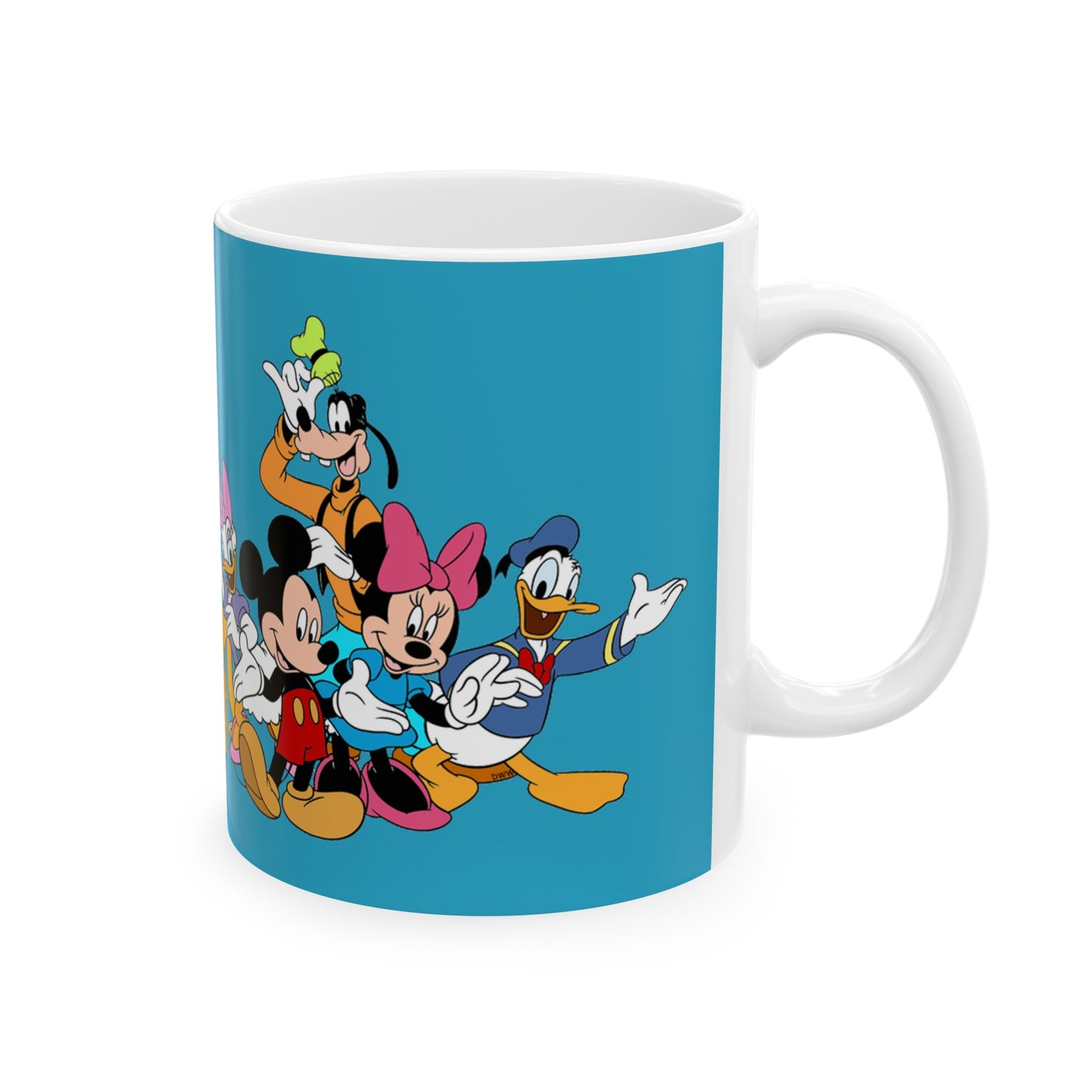 Mickey Mouse And Friends Mug 11 Ounces Turquoise